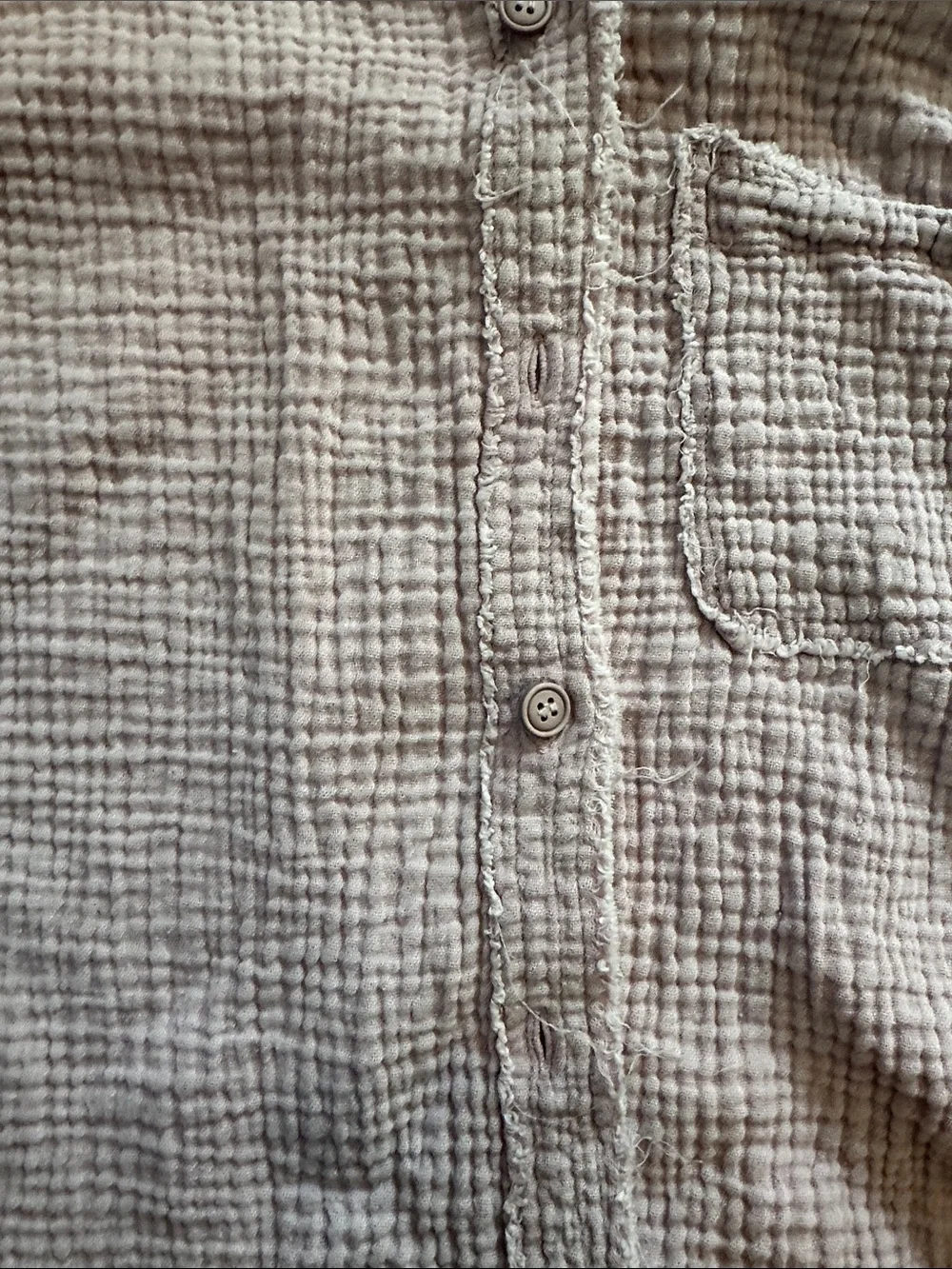 Zara gauze top